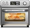 HYSapientia® Air Fryer Oven With Rotisserie 24L Large capacity Digital Knob 1800W 10 Multifunction Countertop Convection Mini Oven electric and grill, Double-layered Glass Door, Full Accessory Set