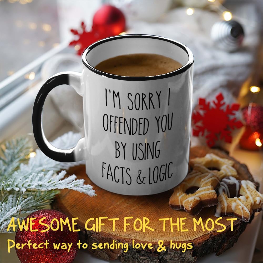 I' M Sorry Offended You By using Mug, Funny Office Mugs Gifts for Women Men, Worker Mug, Coworker Mugs Gift for Christmas 11OZ - Image 5
