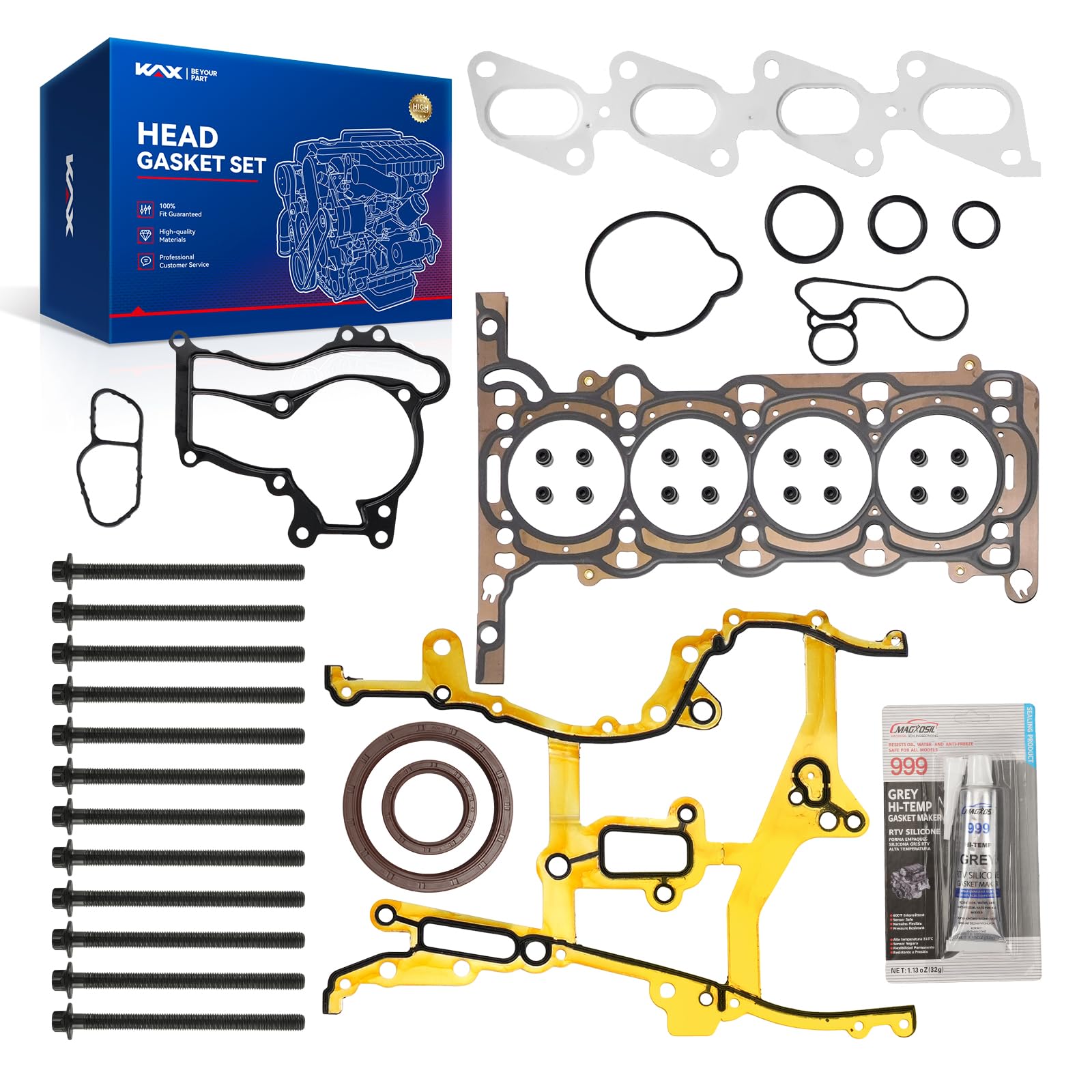 KAX Head Gasket Set for Cruze 2011-2015 1.4T, Cruze Limited 2016 1.4T