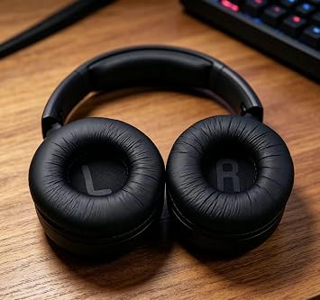 JBL Tune600 T500BT T450 T450BT JR300BT için 1 çift yedek köpük kulak yastığı, 70 mm kulak yastığı, JBL Tune600BTNC T500BT T450BT kulaklık kılıfı, kulaklık ve aksesuar