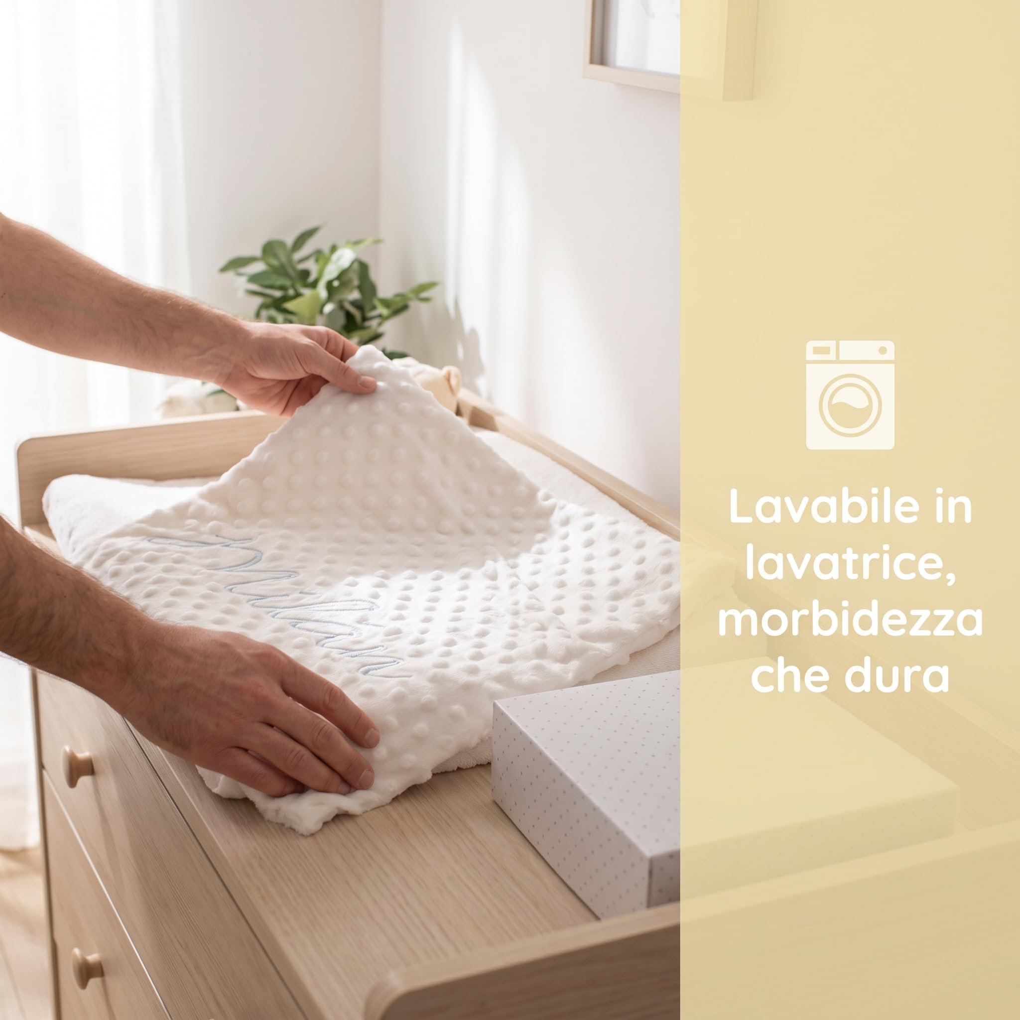 variouss Coperta per neonati personalizzata con nome ricamato, pile ultra morbido con piumone, regalo di nascita, battesimo, baby shower, ragazza e ragazzo (coperta + doudou)