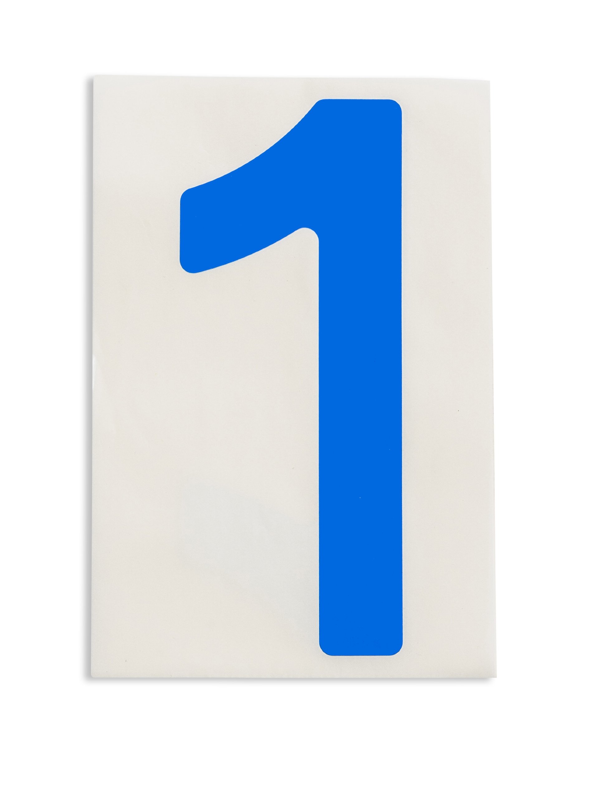 Números y letras Brady ToughStripe 121857 azules de 10x20 cm en paquete de 10 unidades 3
