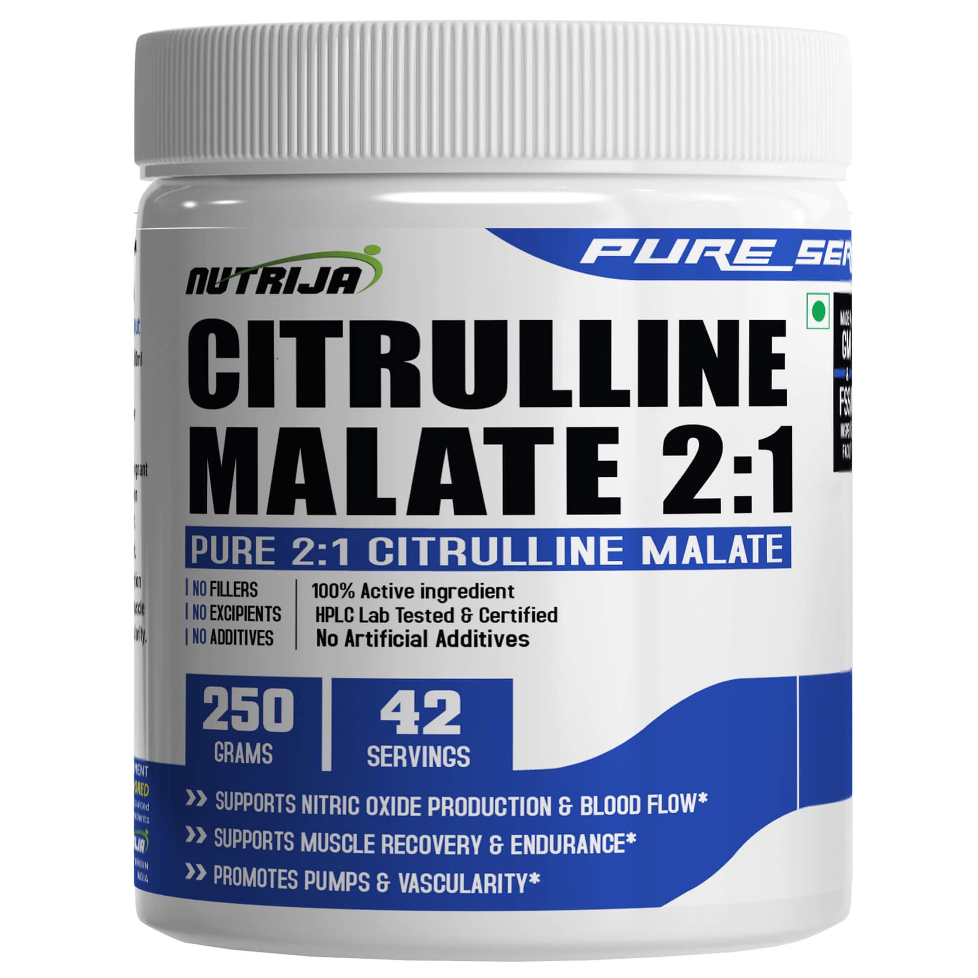 NutriJa -Citrulline Malate Powder - 250 Grams (Pineapple)-image-6