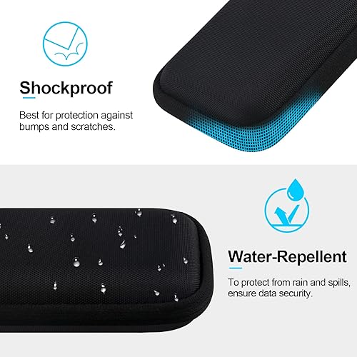 Miniatura 2 de Lacdo Estuche de transporte de disco duro para SanDisk Professional PRO-G40 SSD 1TB 2TB 4TB USB-C unidades externas de estado sólido EVA a prueba de