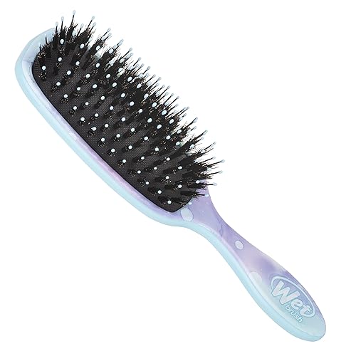 Miniatura 4 de Wet Brush - Cepillo de pelo realzador de brillo y desenredante, con cerdas ultra suaves, con aceite natural de argán, para cabello liso, mojado o