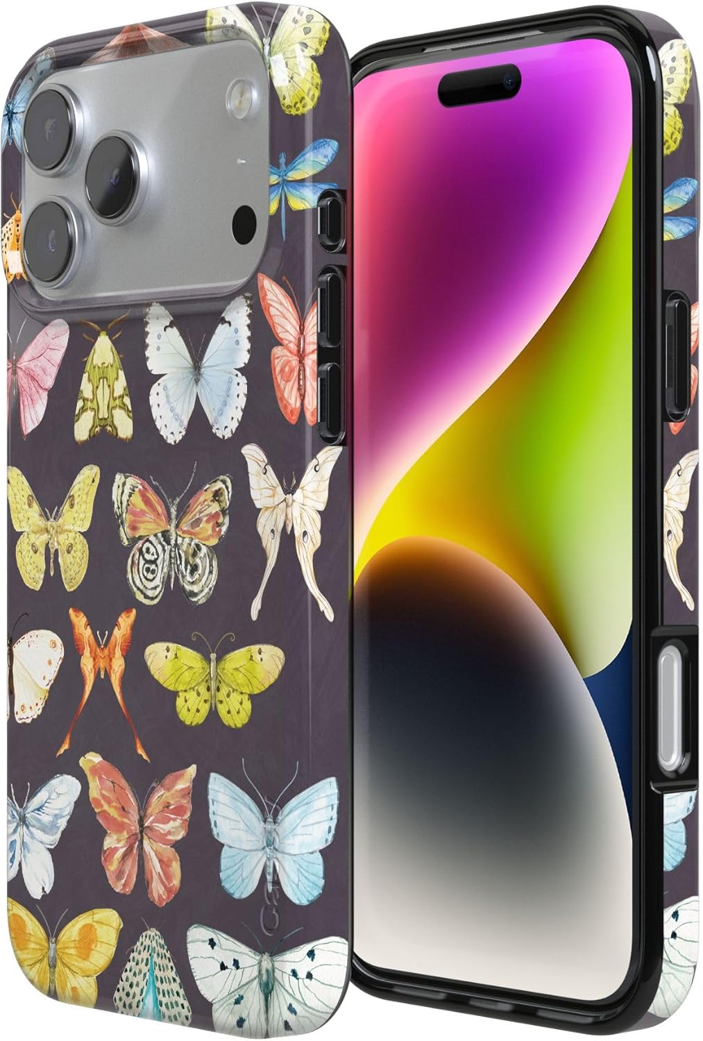 Casely iPhone 17 Pro Max Case | Midnight Monarch | Jenna Palek x Casely | Compatible with MagSafe | Classic Ultra Thin Design