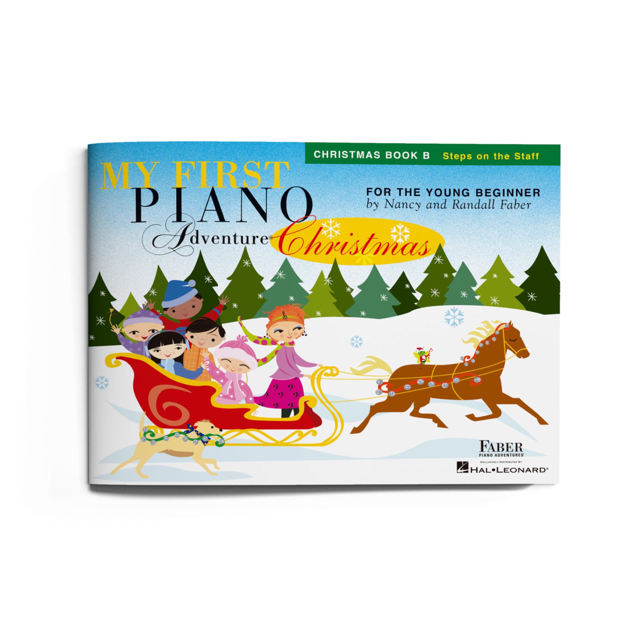 My First Piano Adventure: Christmas – Book B | Early Elementary Songbook with Steps on the Staff | Beginner Holiday Piano Sheet Music for the Young Beginners | Faber Piano Adventures Christmas Book Paperback – September 1, 2010