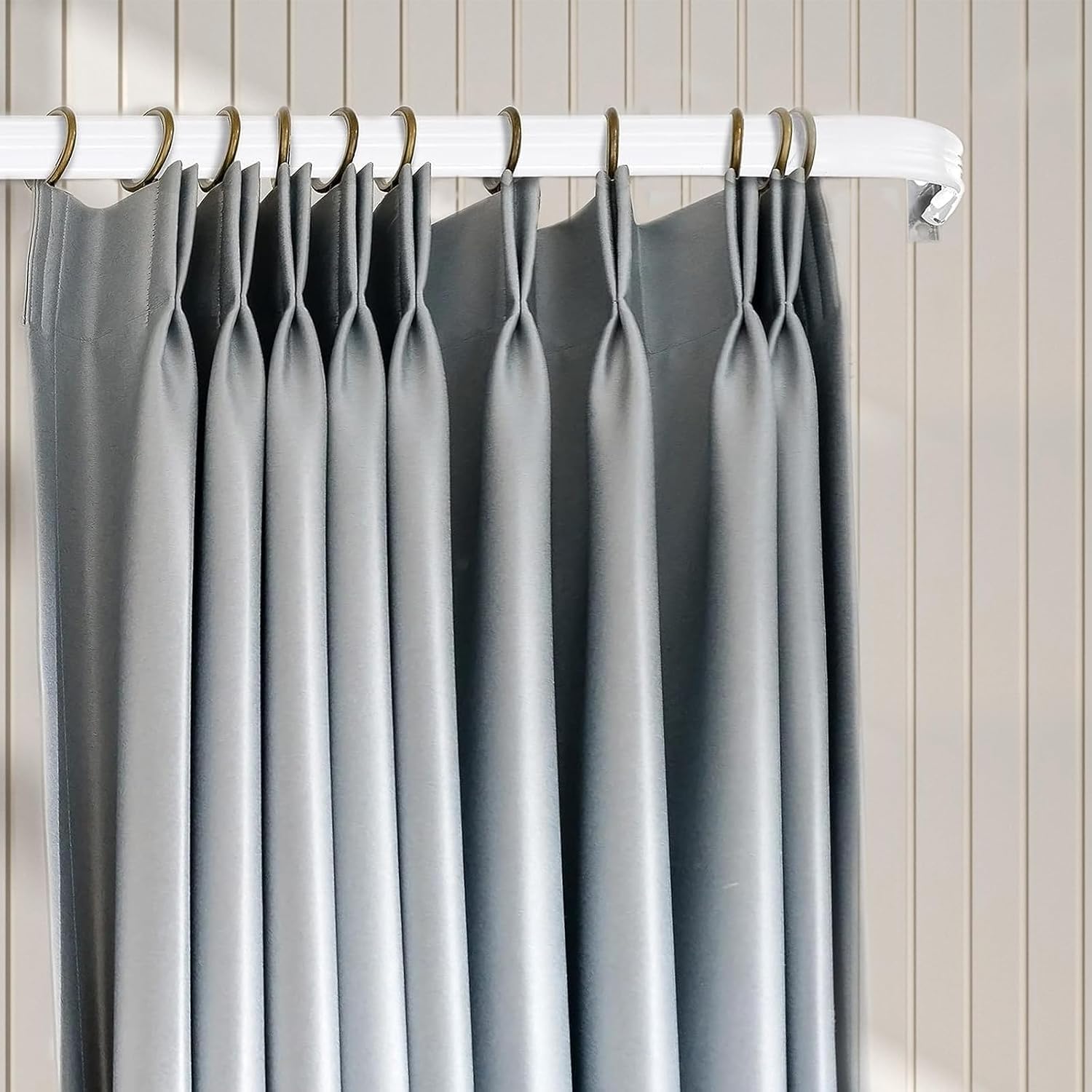 Curtain Rod Bracket Curtain Rod Hardware Brackets Curtain Rod Single Bracket Spreader Wall Bracket Hooks Curtain Rod Hooks for Wall(12 Sets)