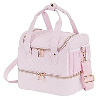 Vista 9 de Estuche Organizador de Esmalte de Uñas Compatible con Lámpara de Uñas y 50 Botellas, Organizadores y Almacenamiento de Uñas para Manicuristas