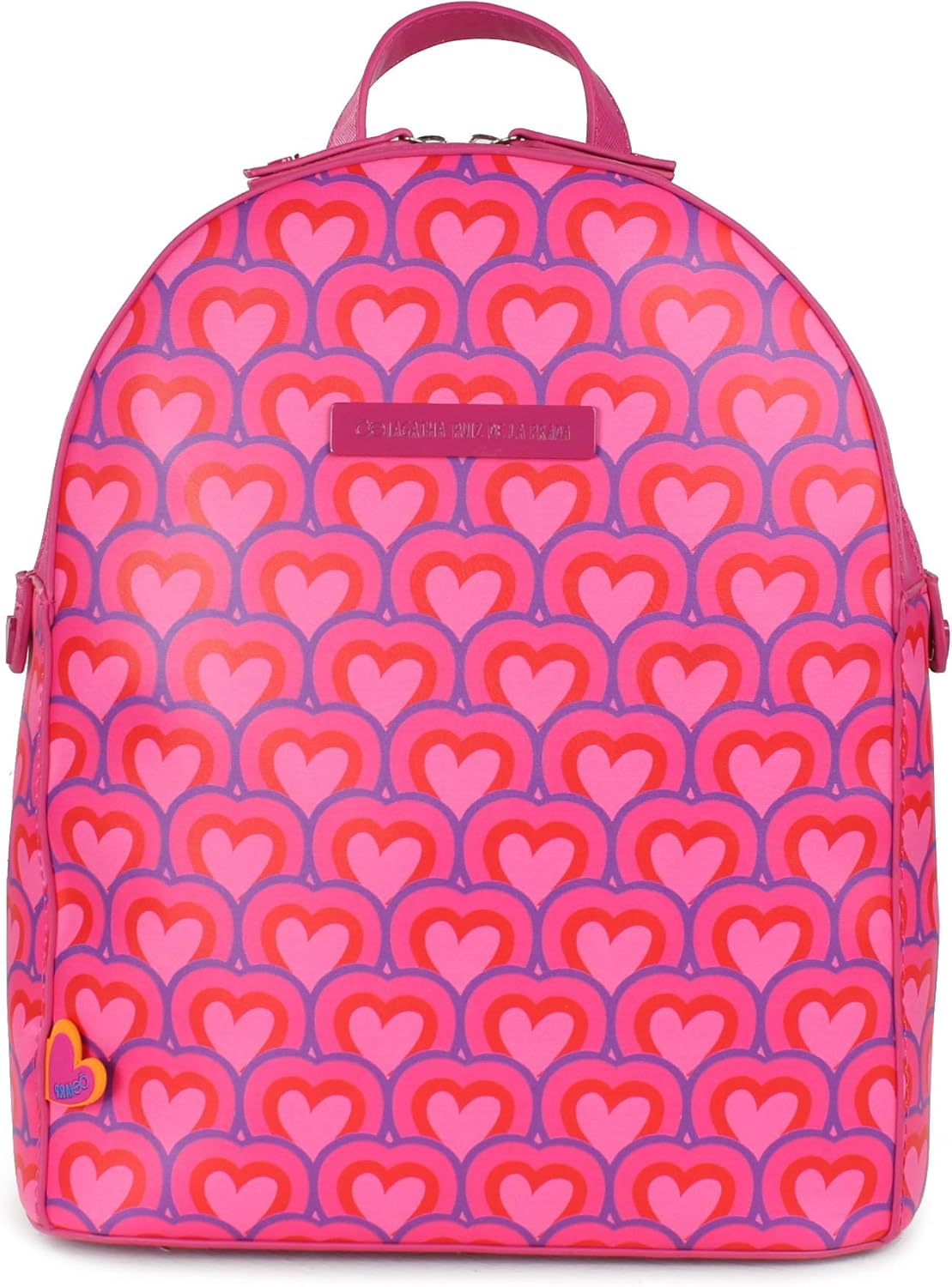 Amazon.co.jp Agatha Ruiz de la Prada(アガタ・ルイス・デ・ラ・プラダ) ハートパターンリュック ピンク