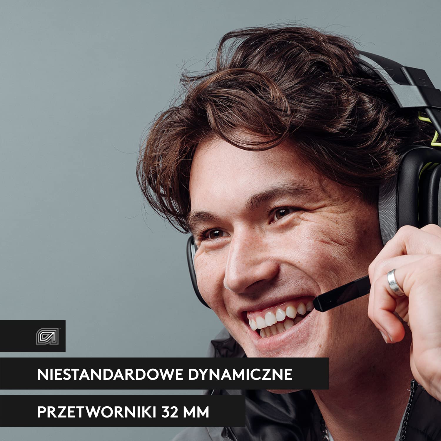 ASTRO Gaming A10 Gaming Headset, Słuchawki przewodowe 2. Gen. - słuchawki wokółuszne do gier z mikrofonem flip-to-mute, przetworniki 32 mm, zgodne z PC - Czarne/Szare