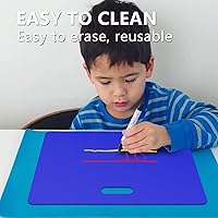 Vista 6 de Privacy Shields - Paquete de 12 divisores de escritorio de plástico duraderos y fáciles de transportar, separadores de aula fáciles de desinfectar