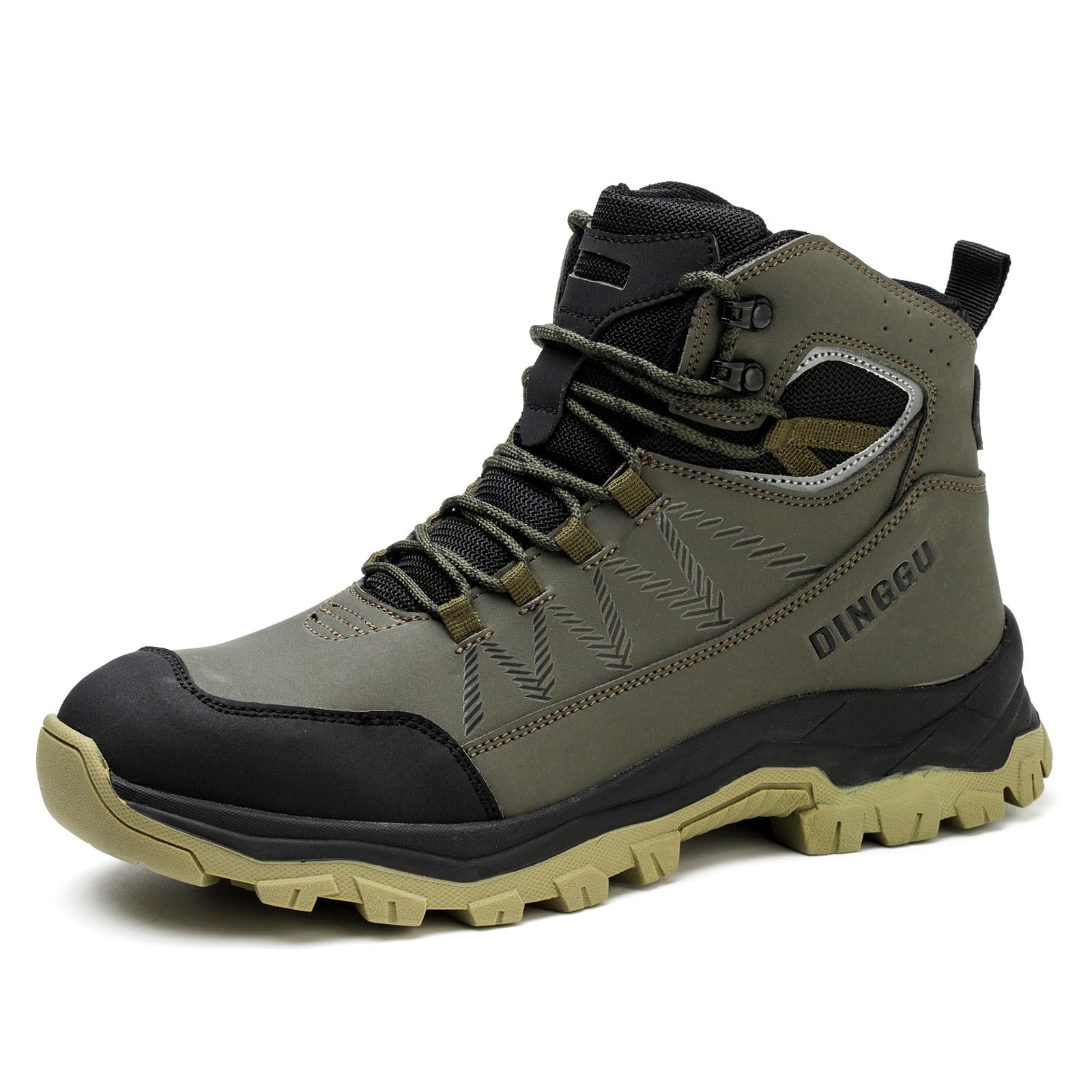 Steel Toe Boots for Men Waterproof Safety Work Boots，Comfortable Mens Industrial & Construction Boots
