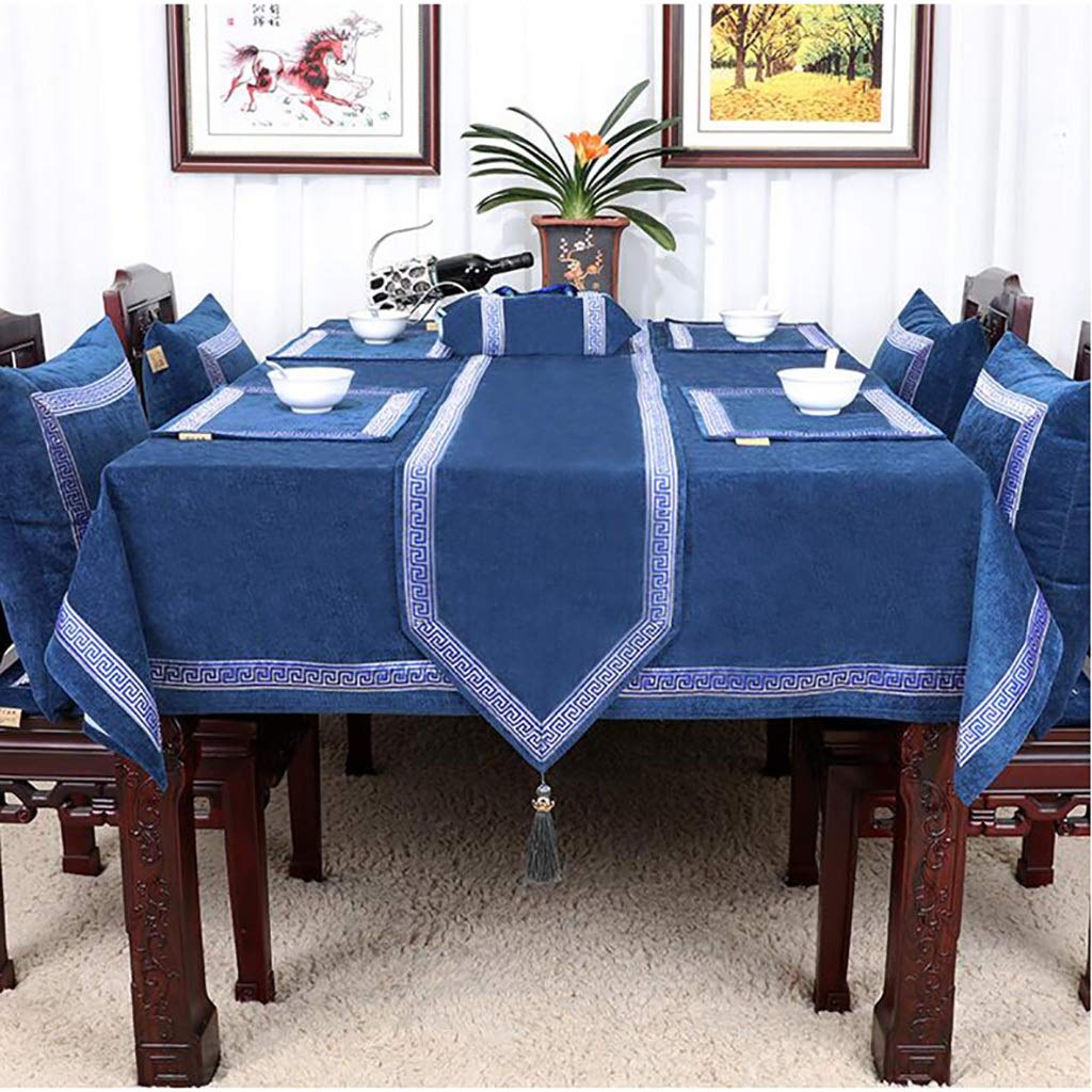 Elegante y lujoso Pintura de tinta de textura de mármol Decoración de la mesa de la mesa de la mesa de la mesa de la mesa decoración del comedor decoración de la navidad mantel Regalos navideños(B,33X
