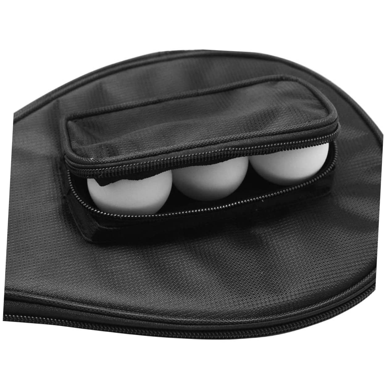 TOYANDONA Tischtennis Schlägertasche Robuste Aufbewahrungshülle für Tischtennisschläger mit Ballfach für Tischtennisliebhaber Leicht und Langlebig