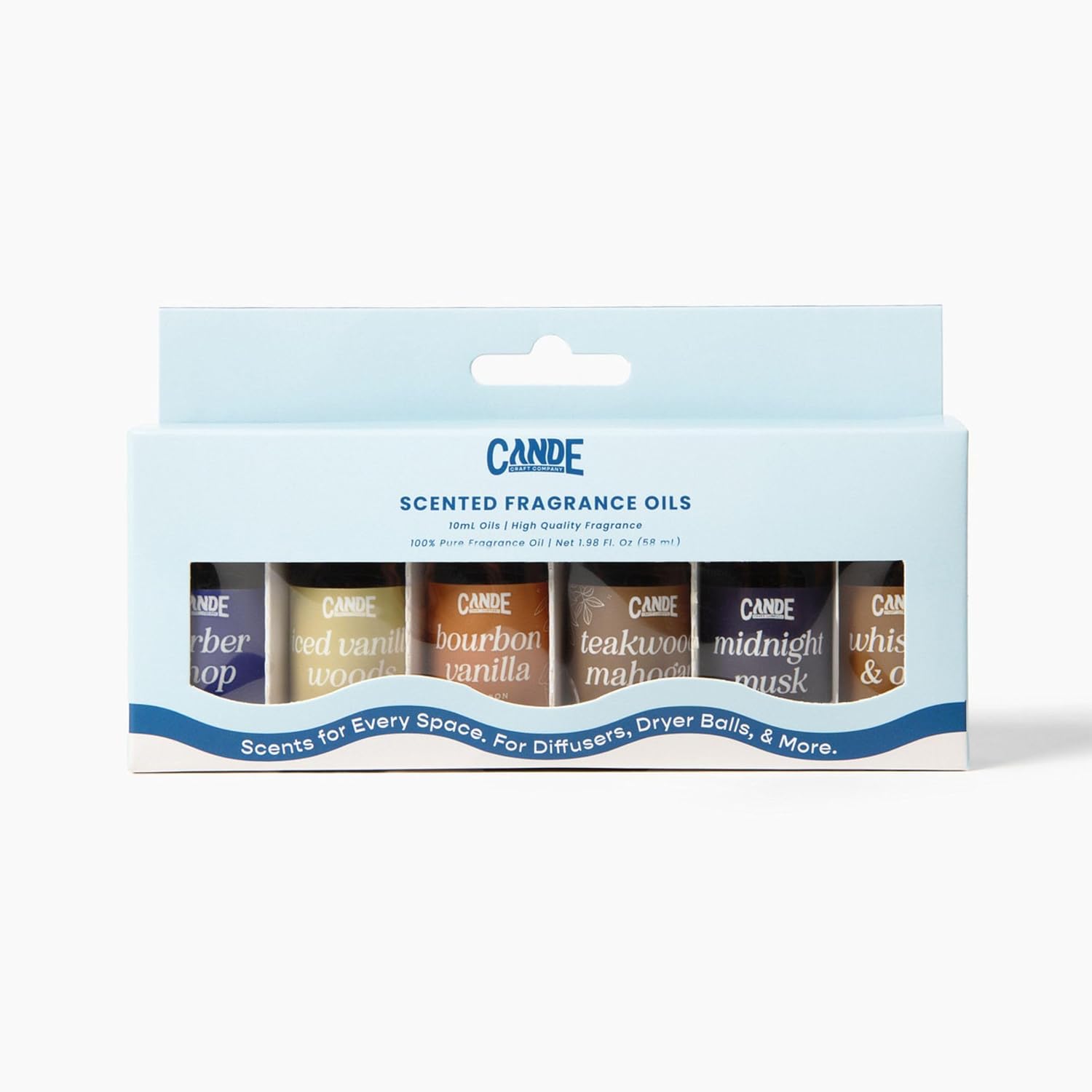 CANDECraftCo Premium Fragrance Oil Bundles – Diffuser Oils Fragrances Scented for Home, Candle Soap Making Supplies, Aromatherapy Blends for House (Clean, 6-Pack) image 2