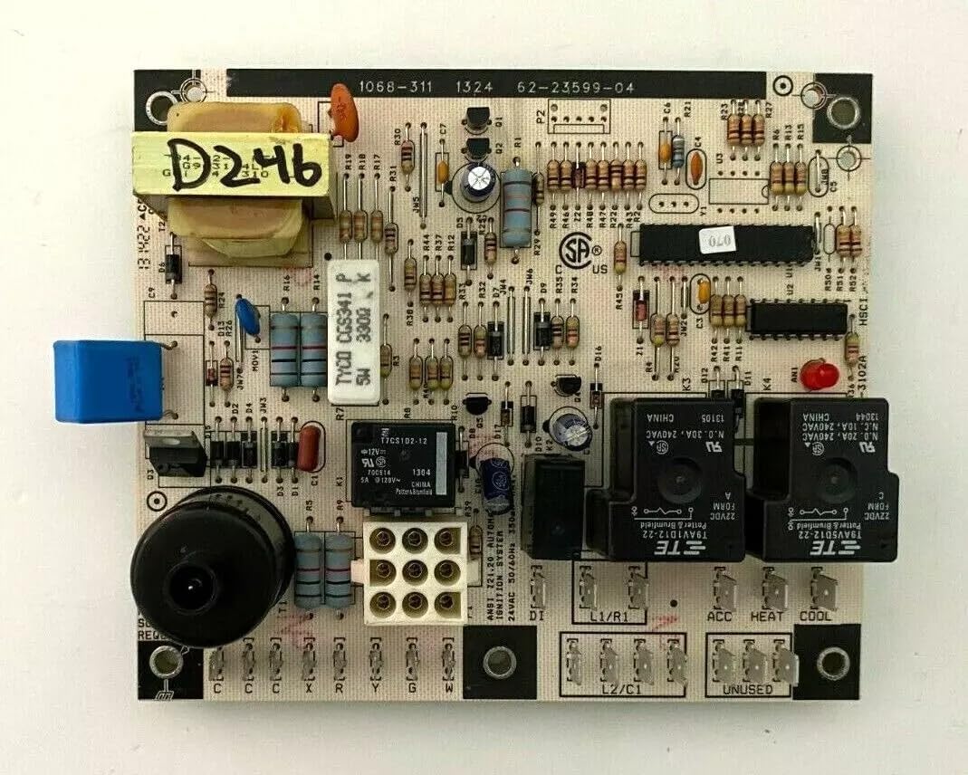 Replacement for Rheem Ruud 62-23599-04 Furnace Control Circuit Board 1068-311 OEM
