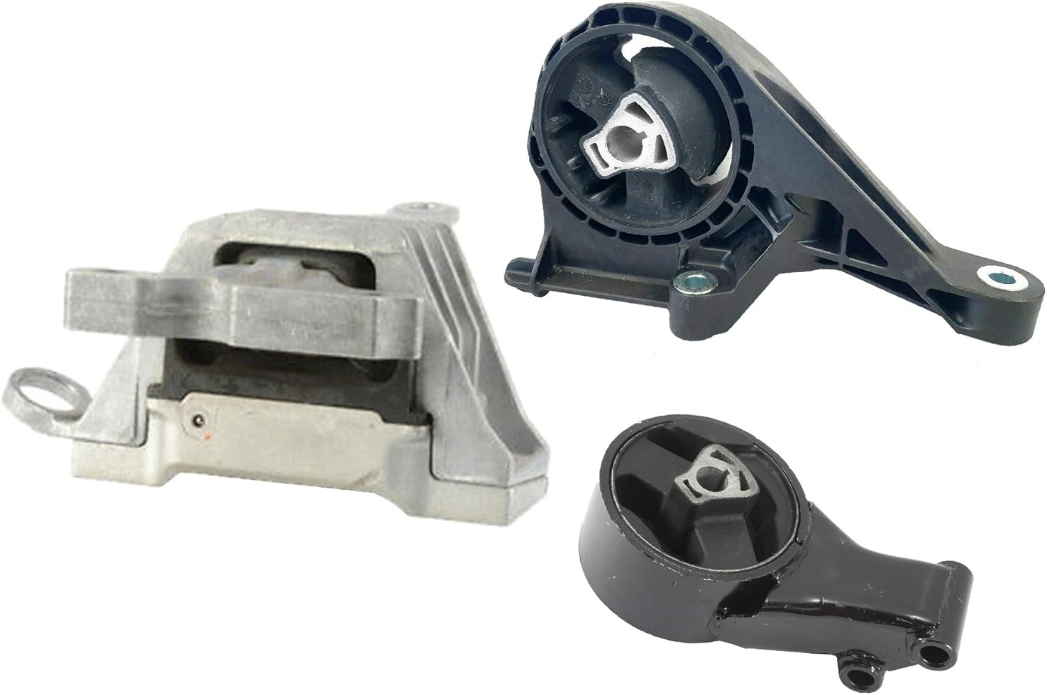 Compatible with 13-19 Chevrolet Impala Malibu 2.5L Engine Motor and Automatic Transmission Mount Set 3PCS A5719 A5501 A5502 2013 2014 2015 2016 2017 2018 2019