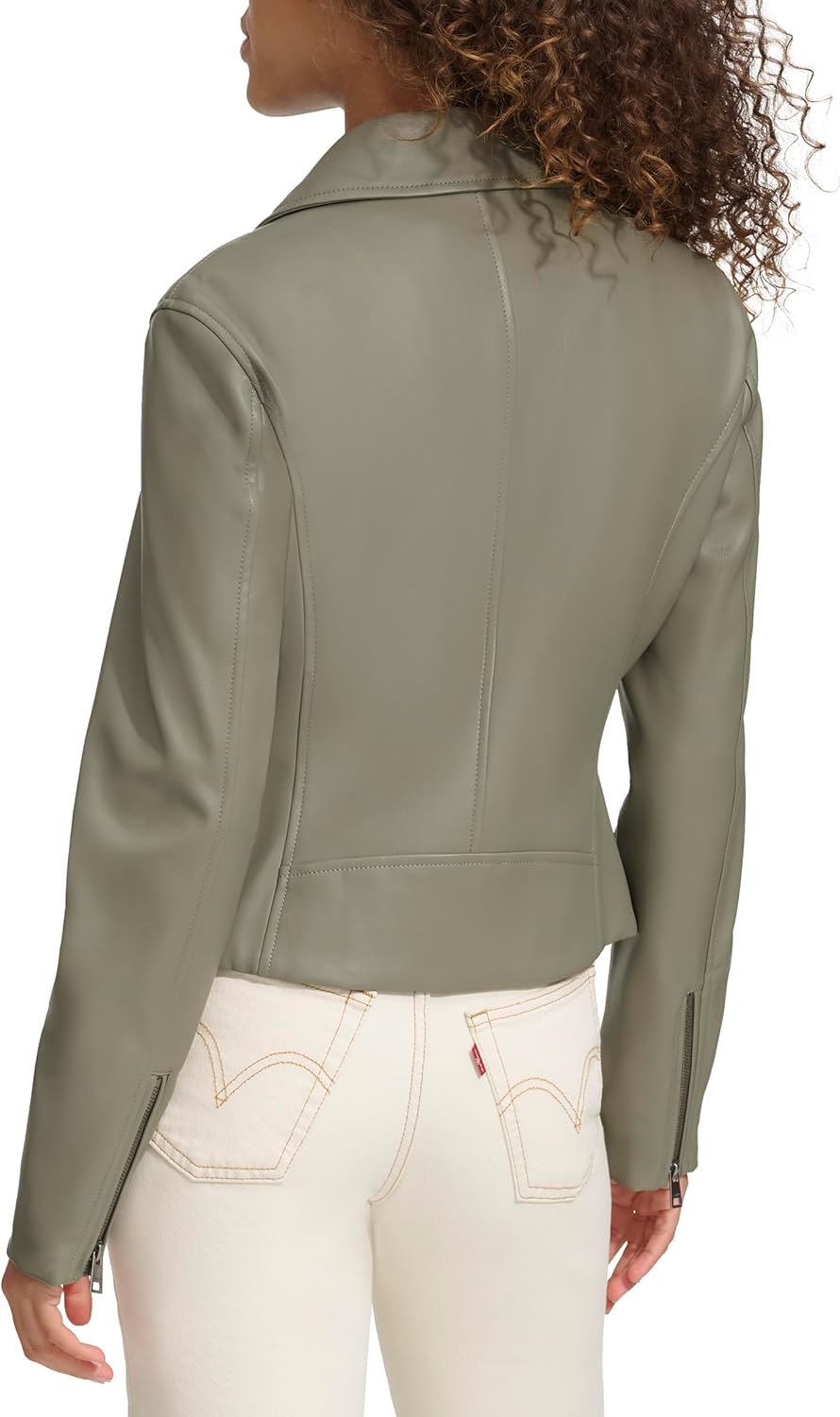 Levi's womens Smooth Faux Leather Moto (Standard and Plus Sizes) - Image 4