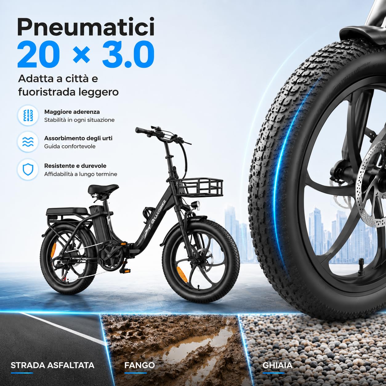 20" Bicicletta Elettrica Pieghevole, Batteria Rimovibile 48V20AH Autonomia Di 120Km Bici Elettrica，7 Velocità E Freni A Disco Idraulici Bici Elettrica Uomo ，E-Bike Da Per Adulti (nero)
