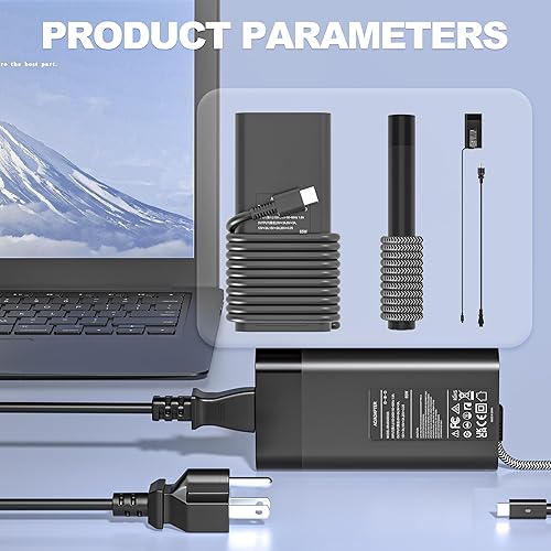 Miniatura 4 de Cargador de portátil USB C de 60 W y 65 W para Dell Latitude 3550 5530 5420 5430 5520 5540 7430 7420 7440 7340 7530 7320 XPS 13 9250 9360 9365 9370