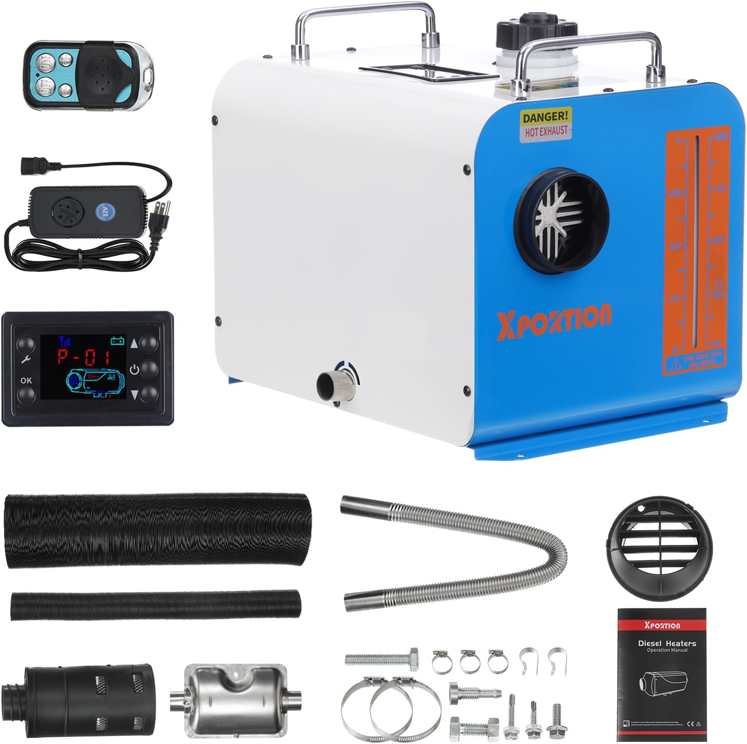 Heater Exhaust Hot Water Diesel Heater Chinese Air Hot Water Combo