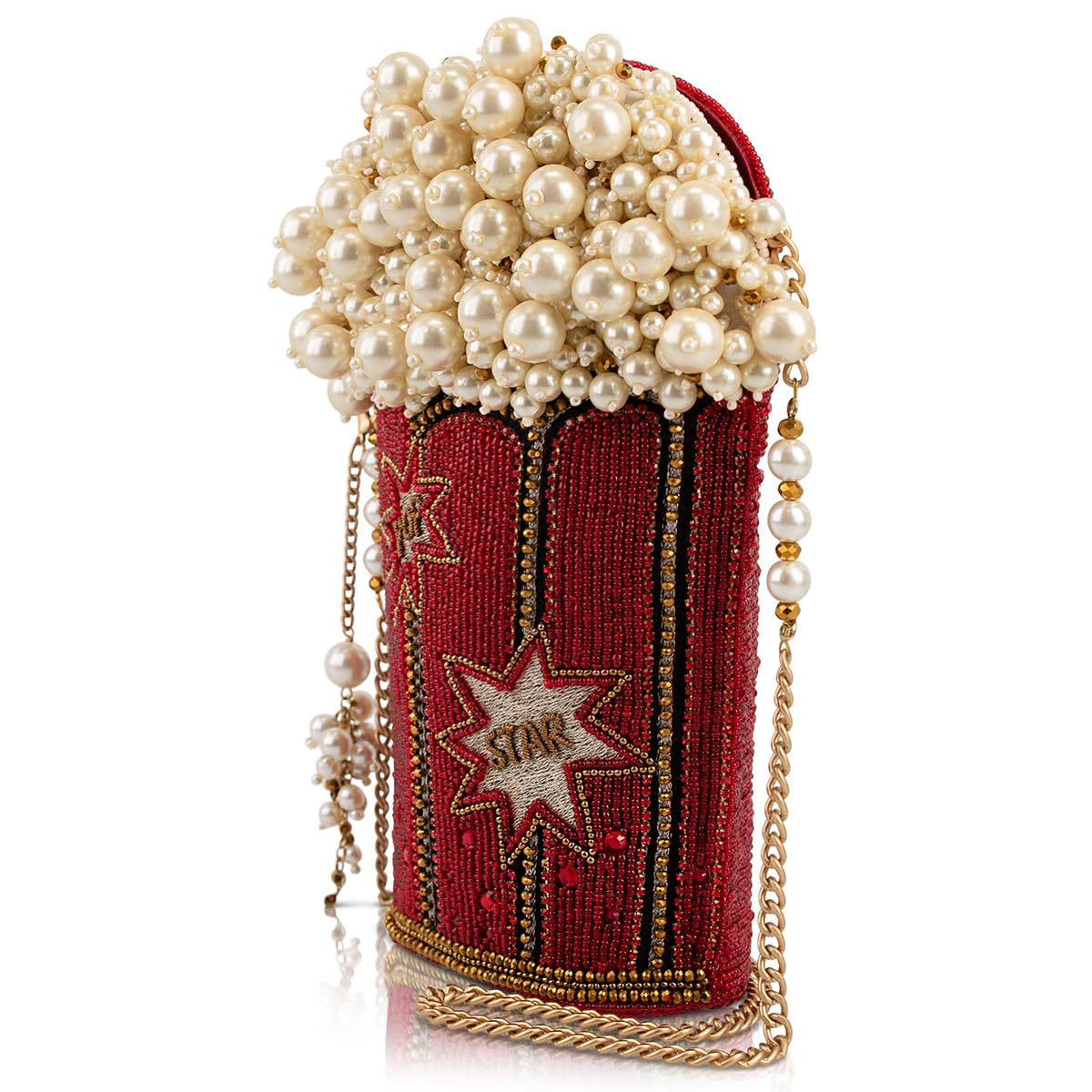 ▲MARY FRANCES/メアリーフランシス バッグ マベパール サンゴ Mary Frances Shining Skull Beaded Handbag Floral Día de Los