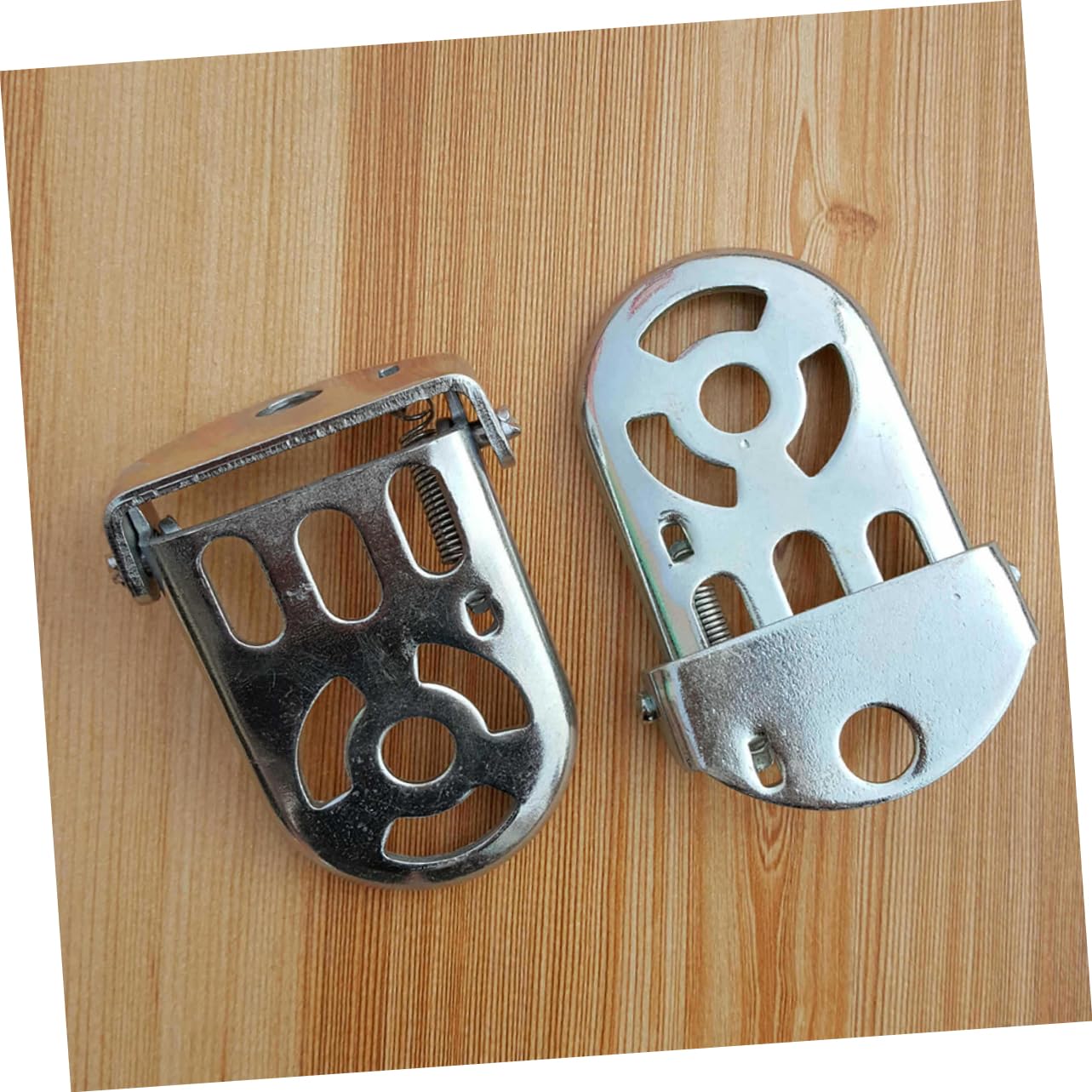 ABOOFAN 1 Pair Pedals Footrest Folding Foldable Cycling Foot Peg Bike Footrest