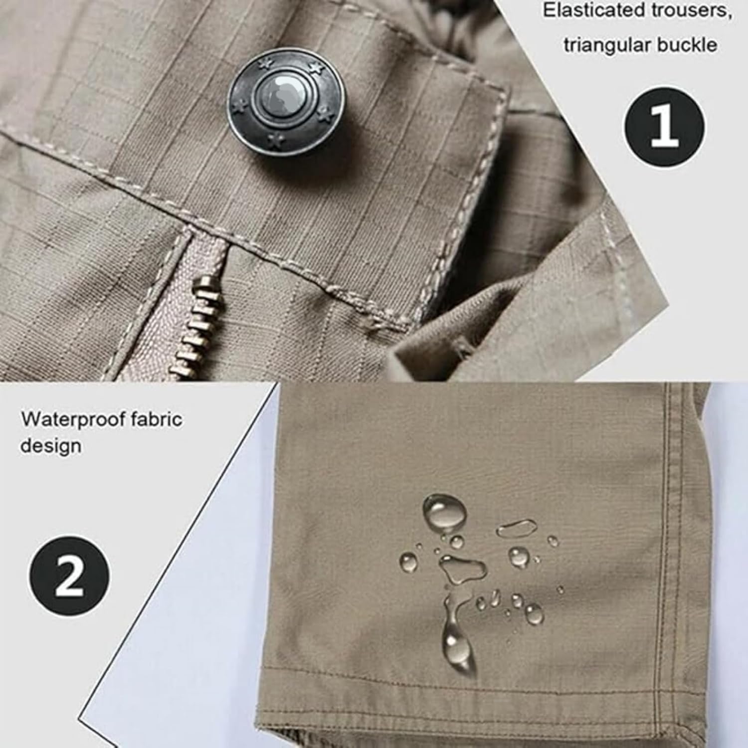 LesSpartan Tactical Pants, Le Spartan Motorcycle Pants, Durable Ripstop, Lightweight Quick-Drying, Hiking & Outdoor Black-a XX-Large image 4 of 6 B0FFG4B7L5