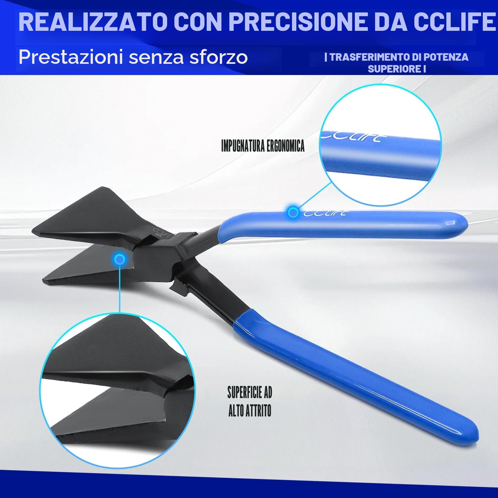 CCLIFE 3 Pezzi Piega Lamiera Piega Lamiera manuale set pinze per piegare le lamiere (0° 45° 90°)