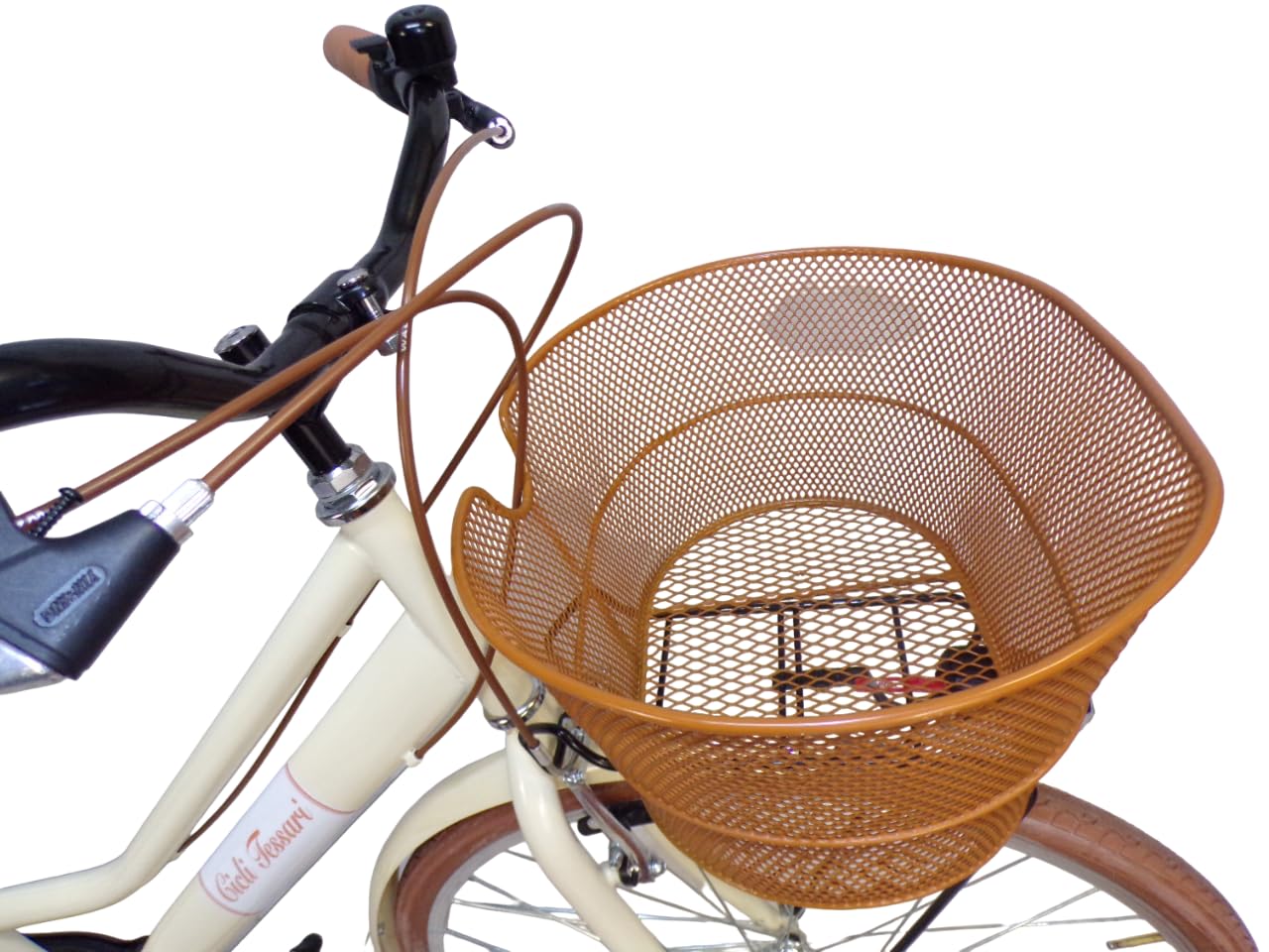 Cicli Tessari - bicicletta da donna bici da città city bike da passeggio 28'' con cambio vintage retro' cesto anteriore
