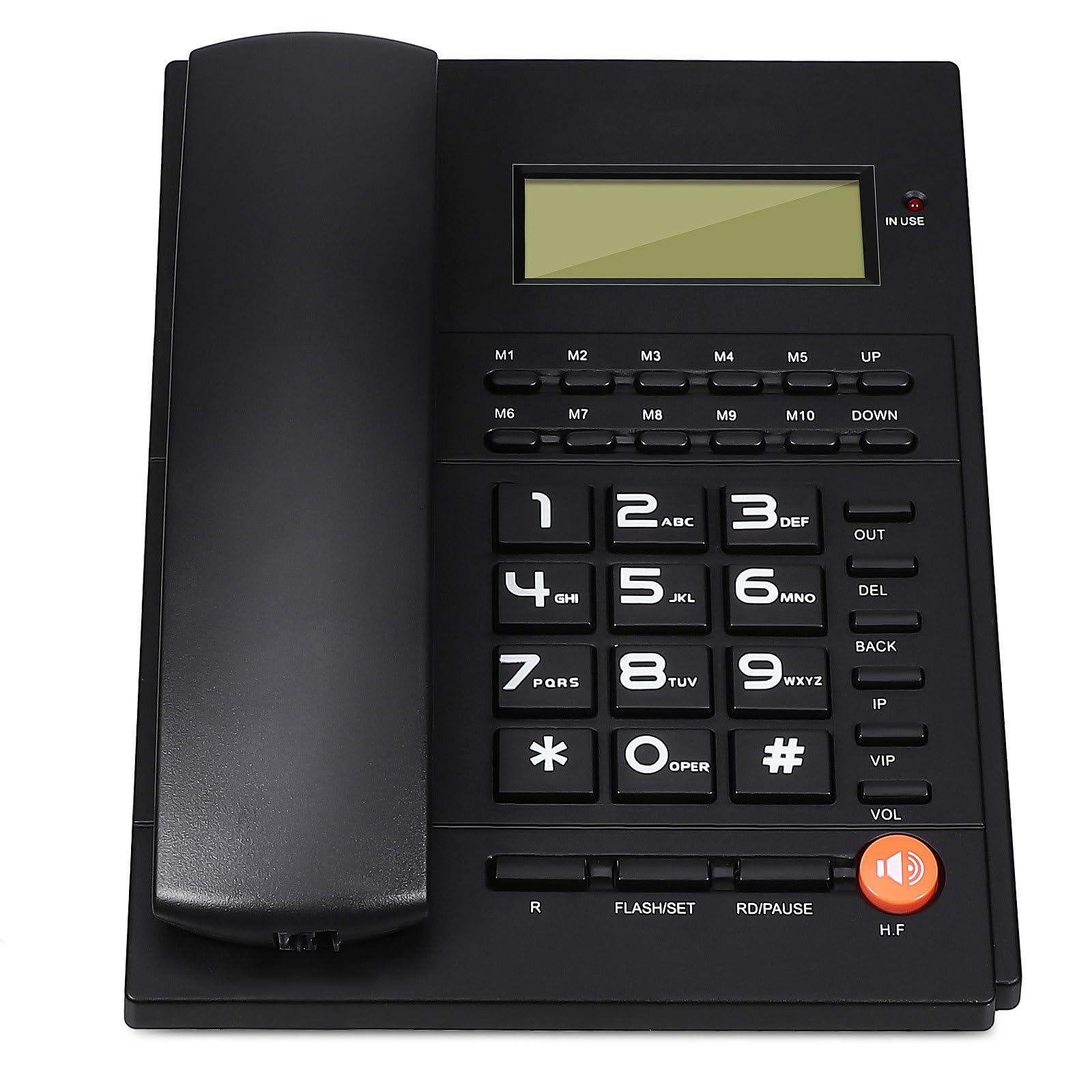 OSALADI Telefono Ufficio con Display Chiamante Design Professionale per Casa e Anziani Volume e Durabilità Telefono per Hotel e Ufficio