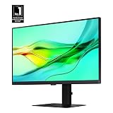 SAMSUNG Monitor de computador de alta resolução ViewFinity S6 (S60UD) série QHD de 61.0 cm, 100Hz, HDR10, USB-C, porta LAN embutida, suporte de corrente margarida, fácil configuração, suporte TCO Cert — imagem 2