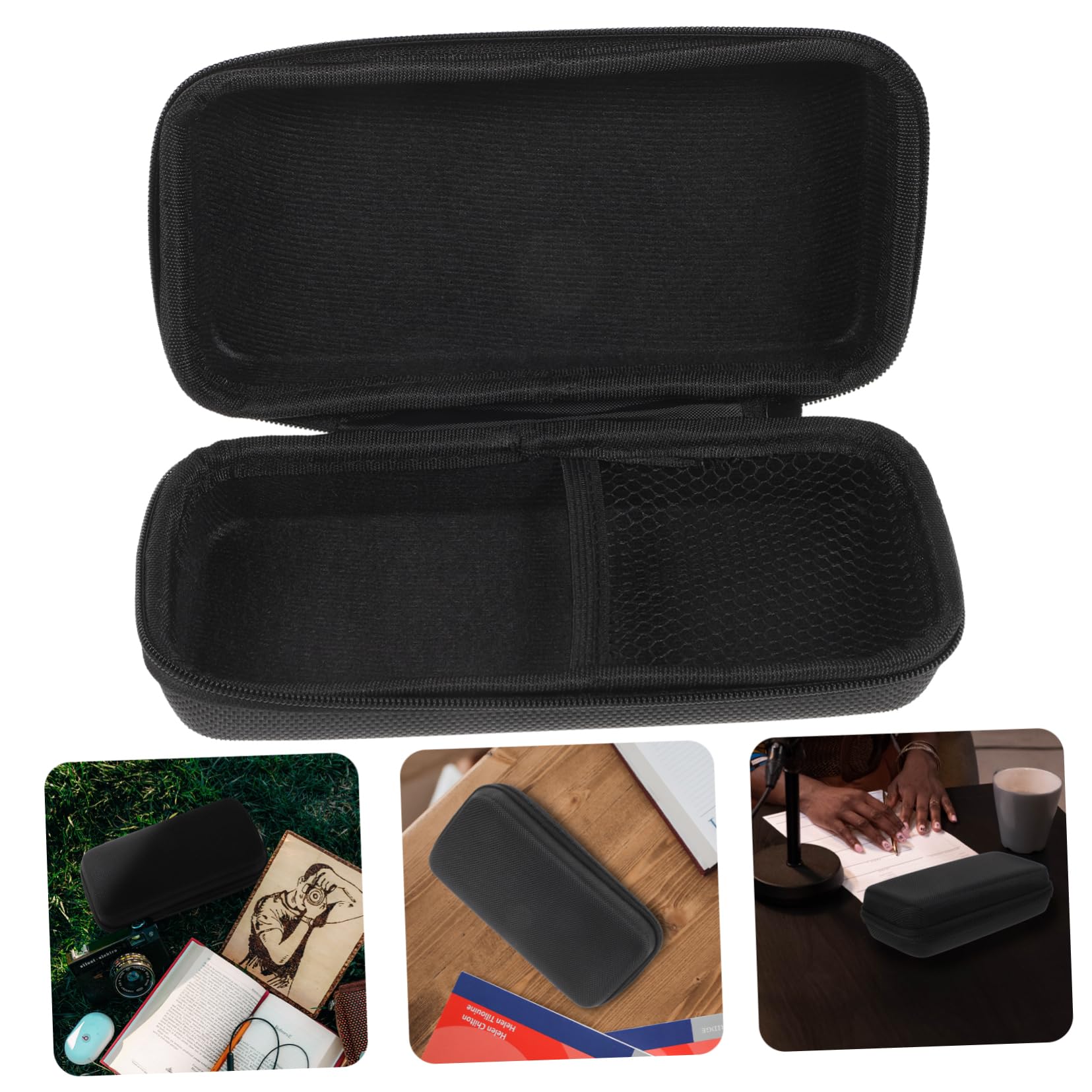 UPKOCH Mic Case Waterproof Eva Microphone Storage Box Hard Pouch Compact Carrying Bag for Travel Business
