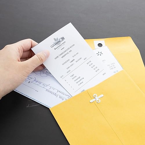 Miniatura 5 de BAZIC - Sobres de cierre de 6 x 9 pulgadas, cierre de ojal con sello engomado, sobres de papel kraft marrón para catálogo de correo para el hogar,