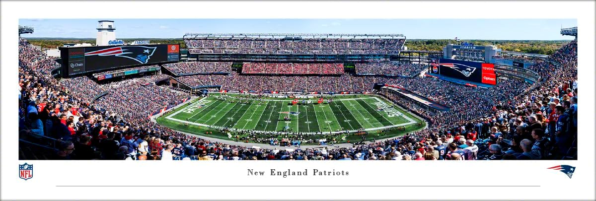 New England Patriots - Unframed 40 x 13.5 Poster by Blakeway Panoramas