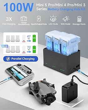 Amazon.com: LKTOP 100W Mini 5/4/3 Pro Parallel Charging Hub Kit