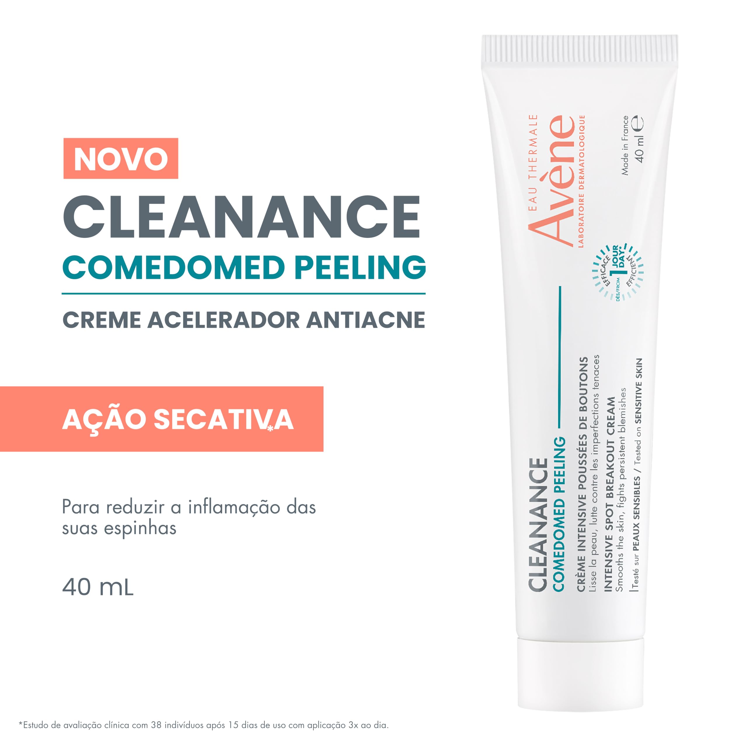 EAU THERMALE AVENE Cleanance Cilt Kusurları Karşıtı Yoğun Etkili Peeling Krem 40 ml