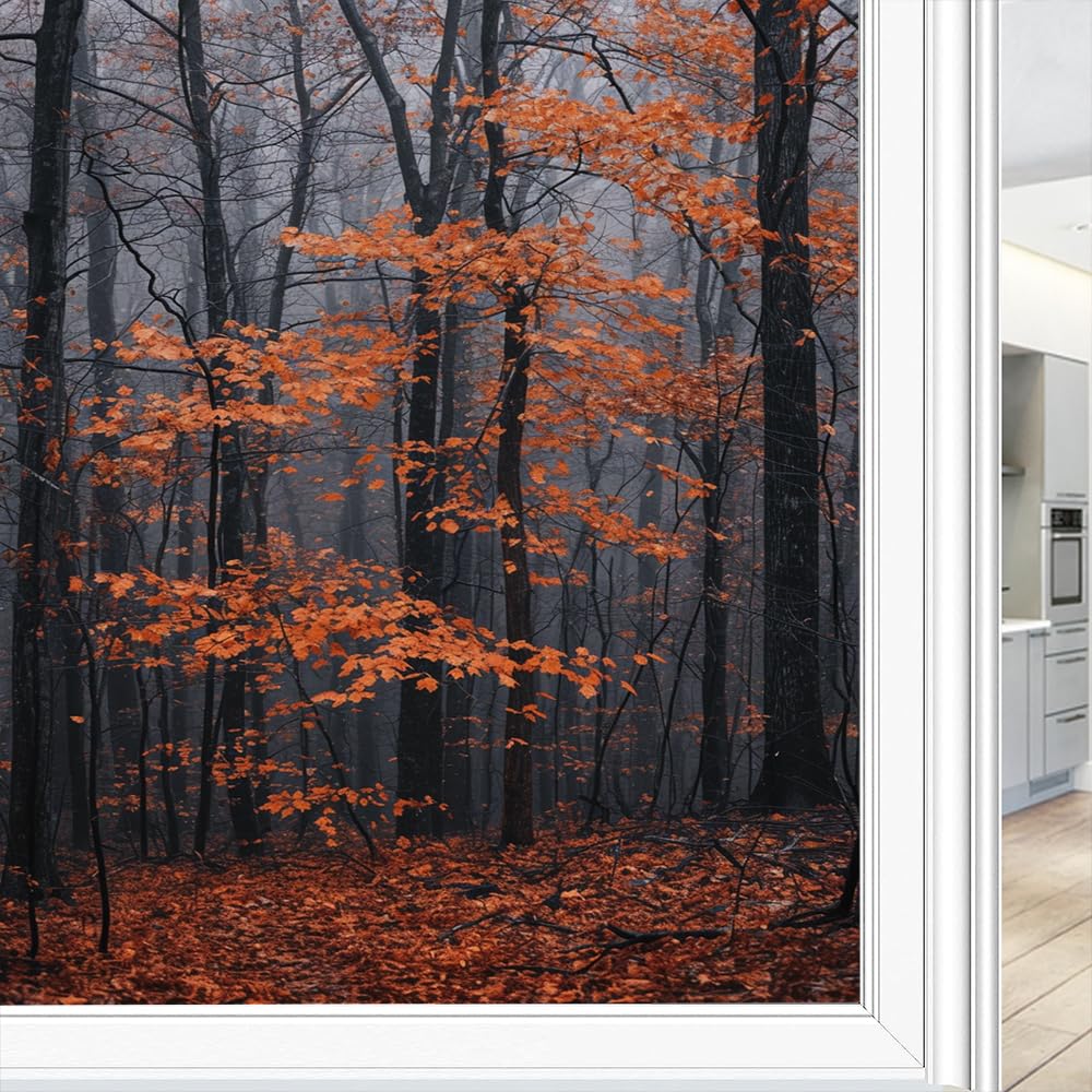 Amazon.com: Dunmat Vintage Tree Privacy Window Film Natural Woods