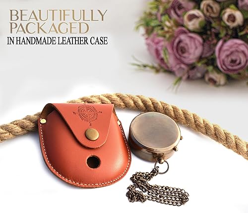 Miniatura 3 de Trust in The Lord with All Your Heart Proverbios 3:5-6 Brújula grabada direccional de latón macizo, regalos para graduación, cumpleaños, bautismo,