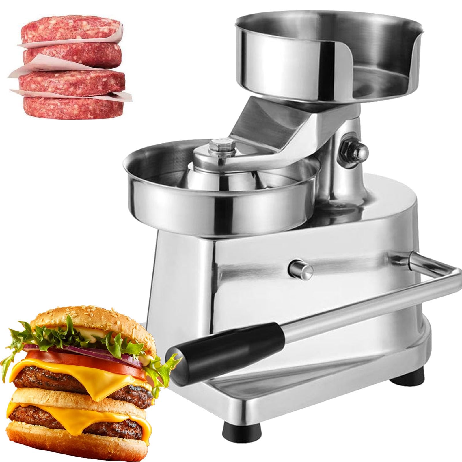 PtaTritious 100/130/150mm Commercial Burger Patty Maker 13cm