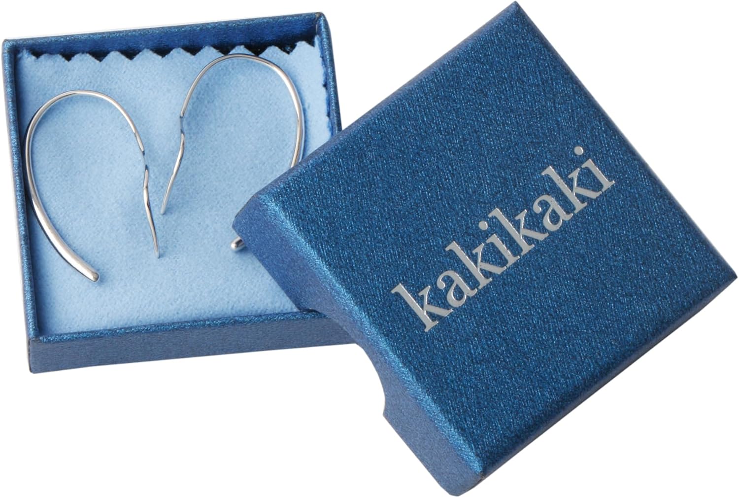 Threader Earrings 925 Sterling Silver Pull Through Hoops Drop Dangle Minimal Everyday Earrings - Image 8