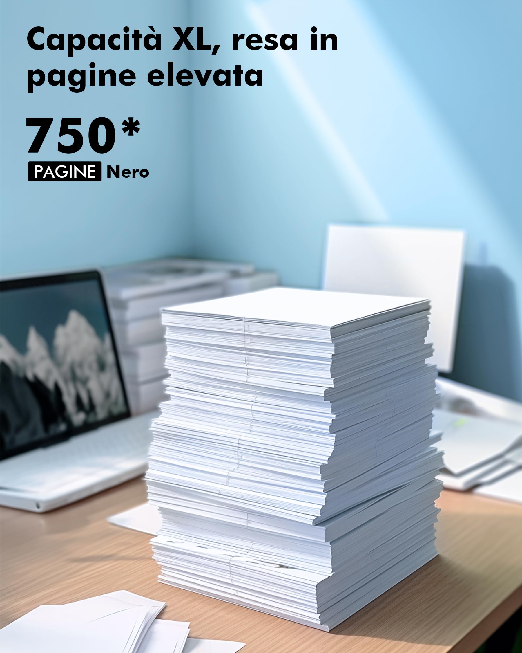 Heroil 305XL Nero Cartucce d'Inchiostro Sostituzione per HP 305XL per DeskJet 2700 2710e 2720e 2722e 2723e Plus 4120e 4122e 4130e Envy 6000 6020 6430 6030 (2-Pack)
