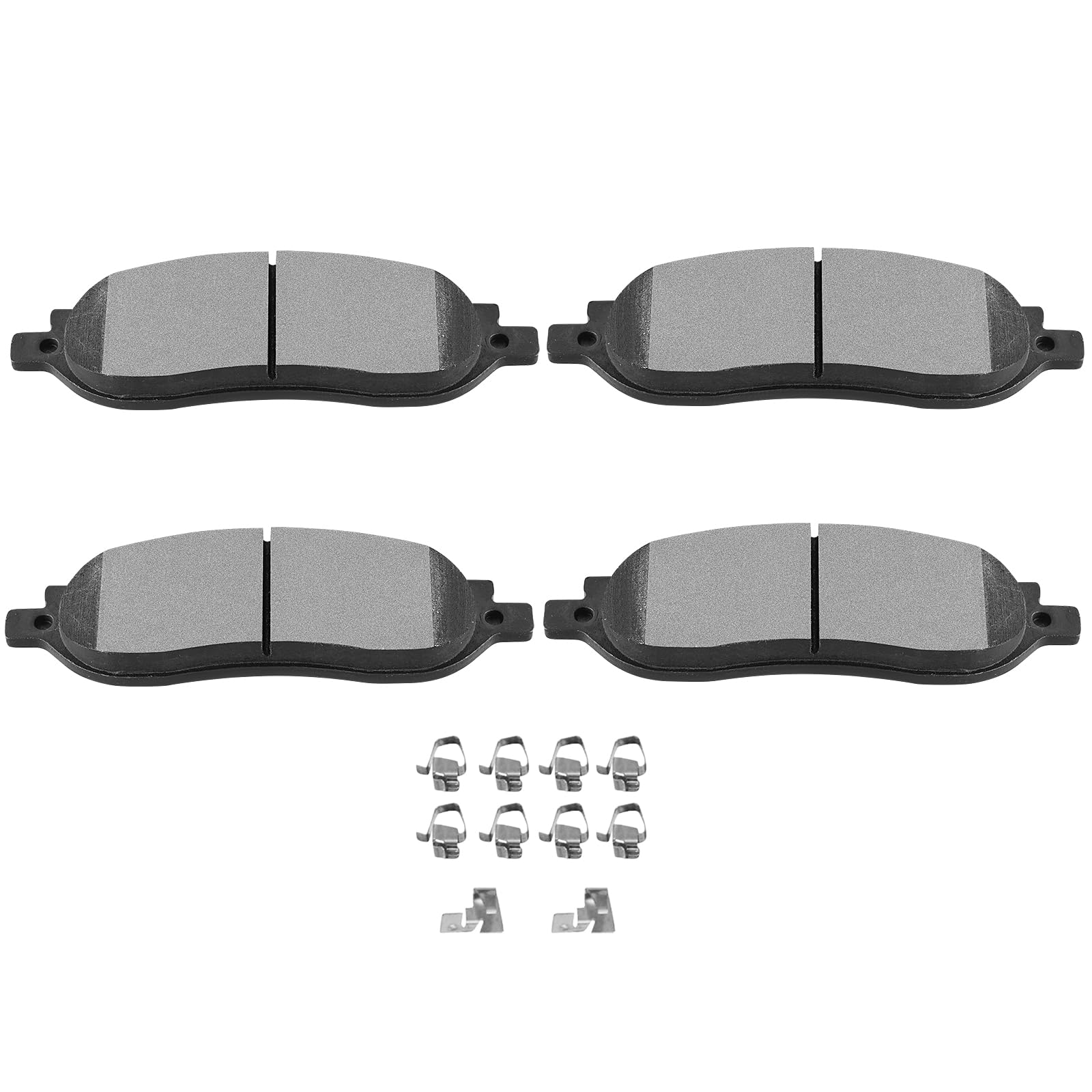 SCITOO Disc Brake Pads Kits D1068-7973 Semi Metallic Rear Brake Pads Set Fit For Ford For F-250 Super Duty 2005-2007,For Ford For F-350 Super Duty 2005-2008