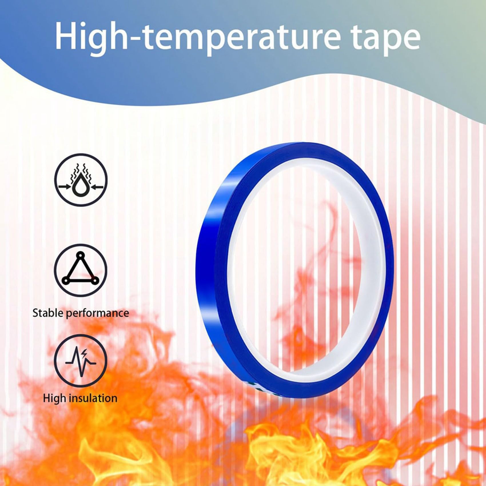 60 Rotoli Nastro Termico per Sublimazione, Nastro per Trasferimento per Nastro Pressato un Caldo nel Tessuto per Tazze Vetro un Sublimazione, 10 mm X 33 M (108 Piedi)