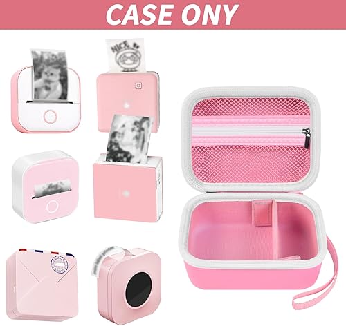 Miniatura 2 de ANKHOH Estuche para etiquetadora Memoking T02Phomemo M02M02SM02 ProQ30Spara Ponek Mini impresora de bolsillo, soporte portátil de almacenamiento