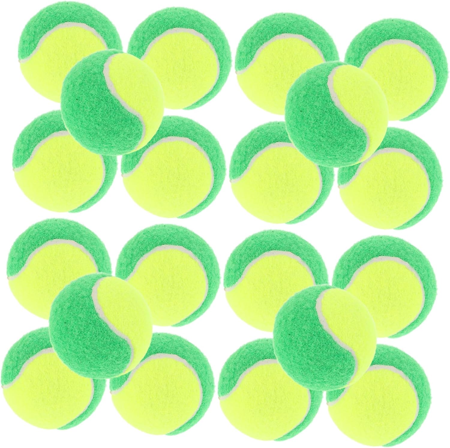 KICHOUSE 20pcs Interactive Dog Tennis Fetch Toy for Training Beginner-Friendly Pet Chew for and Photography