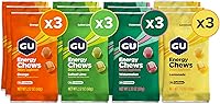 Vista 1 de GU Energy Gomitas masticables, paquete mixto con electrolitos, veganas, sin gluten, sin cafeína y sin lácteos, energía para llevar para cualquier