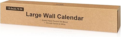 Miniatura 7 de SUNEE Calendario de pared 2025-2026 grande de 22.75 x 15.5 pulgadas, calendario de 21 meses de octubre de 2025 a junio de 2027, calendario mensual