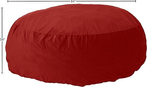 Miniatura 235 de Chill Sack - Funda para puf Microgamuza - Carbón - Solo funda,Microsuede - Chocolate - Solo funda,Microsuede - Azul marino - Solo funda,Guijarro -